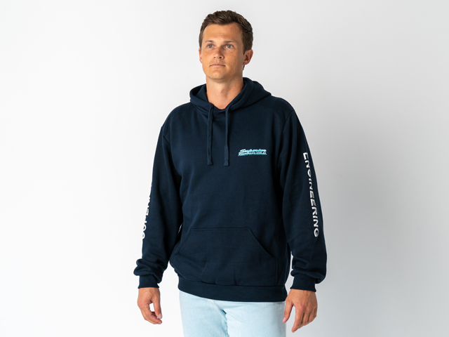 Superior Unisex Hoodie Navy with Sleeve Logo (Each) - SUP-HOODIE-LOGO-U-NAVY-XXX